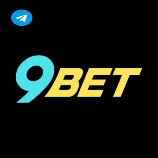 Imagem promovendo o canal oficial da 9bet no Telegram